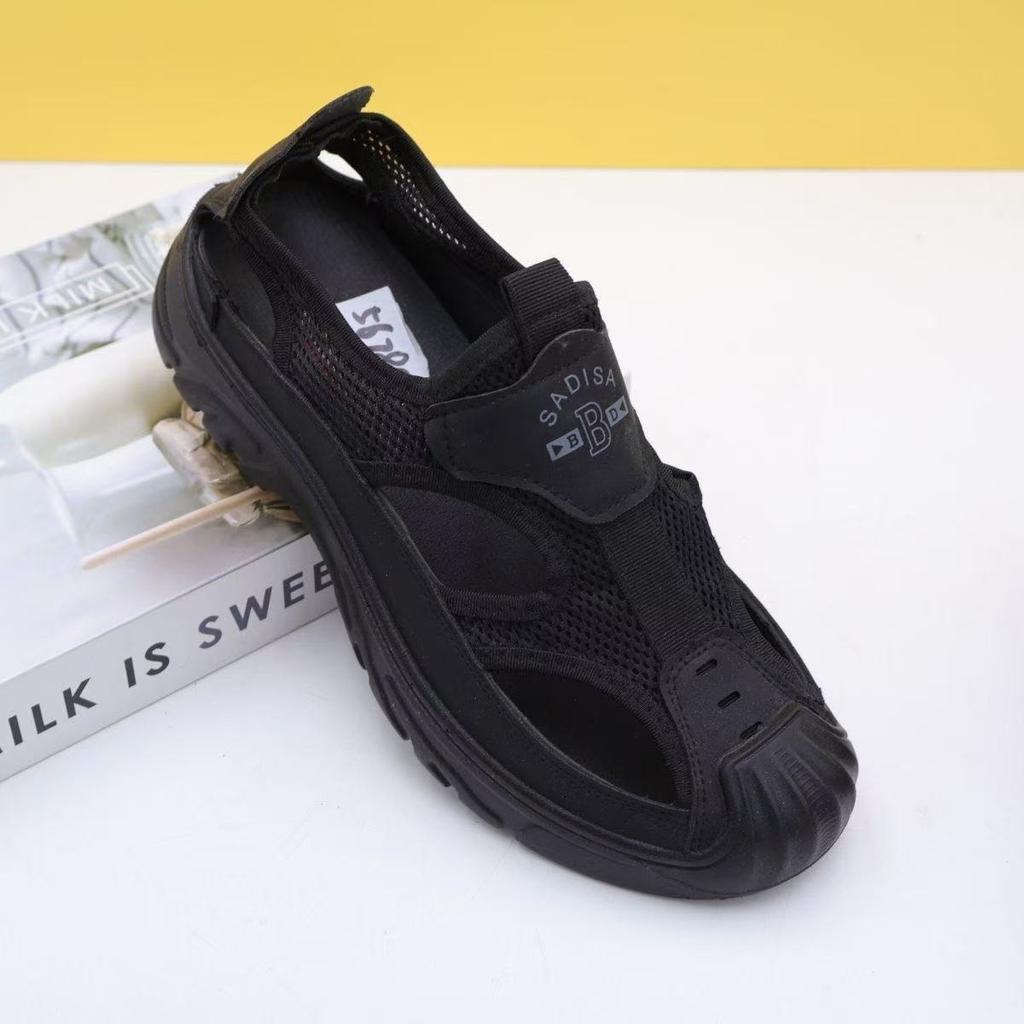 [Men's Outdoor Net Sandals] Men's Summer Breathable and Comfortable Korean Version Comfortable Versatile Flying Weaving Running Shoes Net Shoes