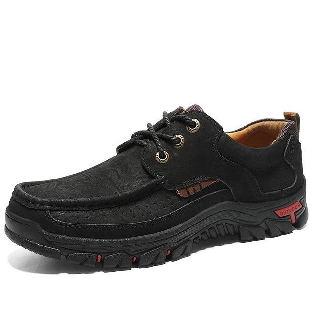 Fashion Genuine Leather Casual Shoes Men Sneakers Brand 2025 Mens Loafers Moccasins Breathable Slip On Driving Shoes Plus Size38-48