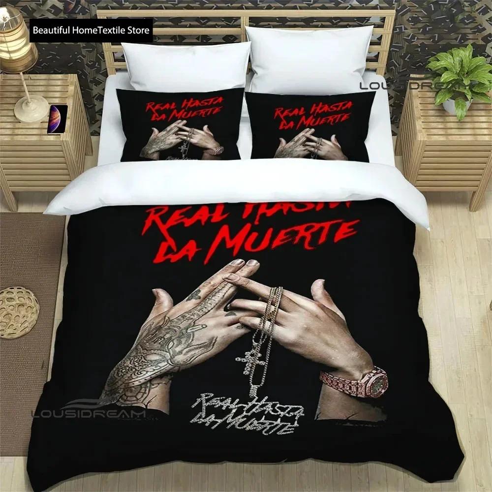 Rapper Anuel AA 3D NEW Duvet Cover Pillowcase Bedding Set Adult Boy Girl Bedroom Decoration Children Single Double Large