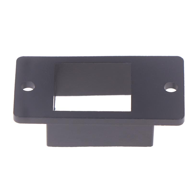 RJ45 1-Port Metallschraube Metall-Panelmontage Keystone-Adapterhalter Langes leeres Montageblech Rahmen Modul