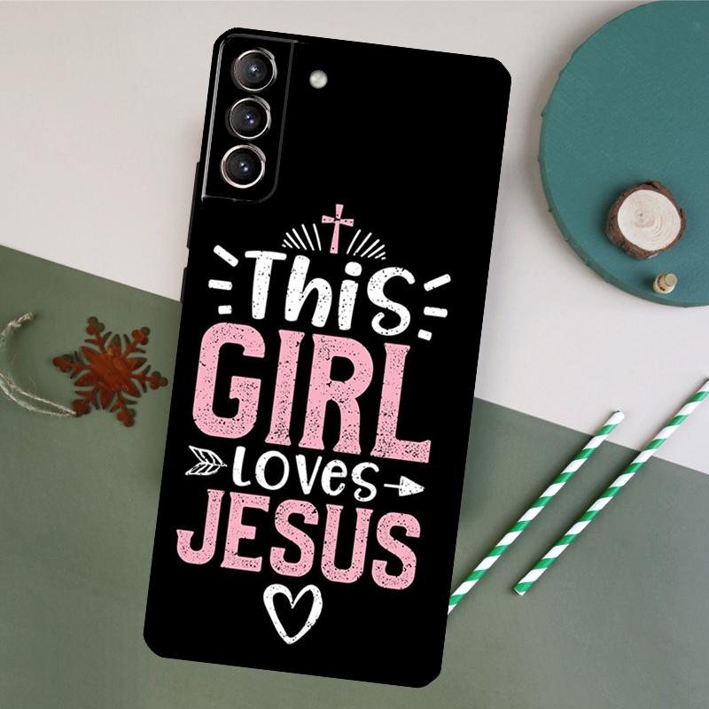 

Faith Christian Jesus Phone Case For Samsung Galaxy S25 S20 S21 S22 S23 S24 S26 Ultra S10 Plus S25 FE Back Cover Galaxy S25 FE