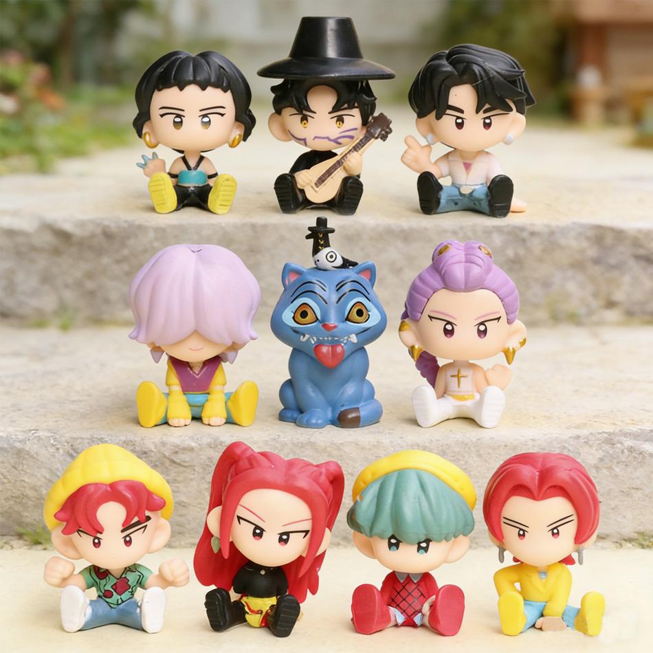 10 Stück NEU Kpop Devil Hunter Rumi Zoe Mira Anime Chlorid Charakter Sammlung Desktop Schmuckstücke Kinder Neujahr Weihnachtsgeschenk