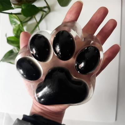 1PC Big Cat Paw Squishy Toy Clear Squeeze Stress Relief Toy Pinching Squishy Executive Desk Toys Stress Balls Kids Adults Gift