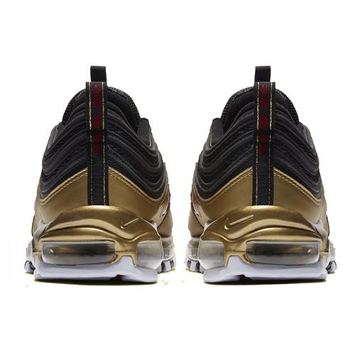 New Nike Air Max 97 Black Metallic Gold AT5458-002