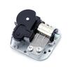 New Alloy Music Box Movement Black&Silver Mini Decor Collectibles Christmas Song Movement Wedding Favor