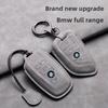 For BMW Key Cover for 5 Series 3 Series 525li 530 X1 X3 X4 X5 118i Hollow Design Protective Shell with Blade Keychain