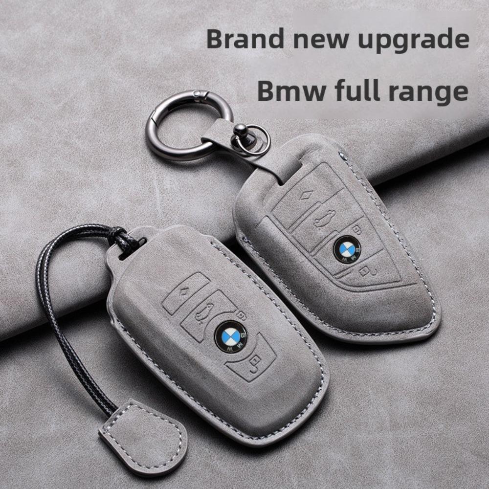 For BMW Key Cover for 5 Series 3 Series 525li 530 X1 X3 X4 X5 118i Hollow Design Protective Shell with Blade Keychain
