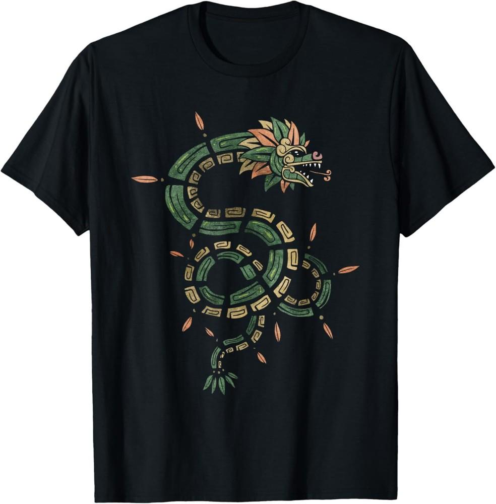 NEW Quetzalcoatl Aztec Feathered Serpent Mayan Inca Toltec Tee TShirt S3XL Unisex T-Shirt XL