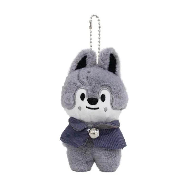 12cm Plush Toys Stray Kids Wolf Chan Cartoon Stuffed Animal Plushies Doll Kawaii Companion Adults Fans Gift SKZOO for Cuddly Fluffy Huggable Comfort