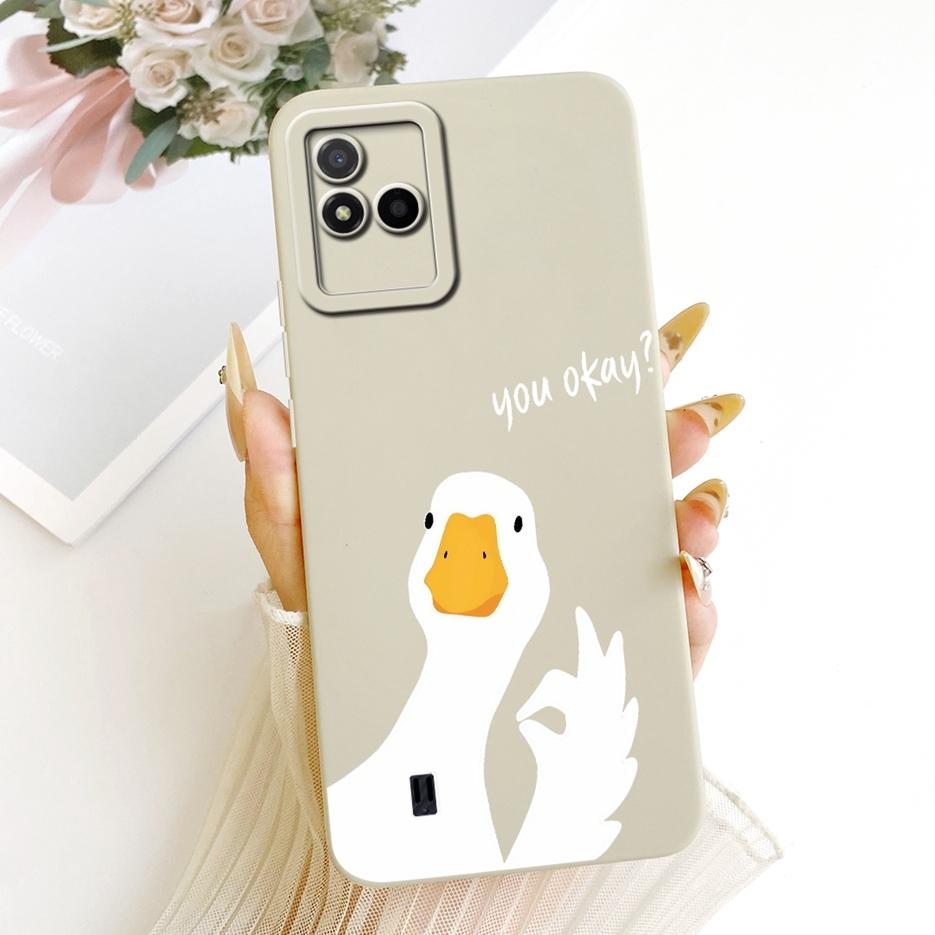 For Realme Narzo 50i Case RMX3235 Cute Rabbit Cartoon Cover Soft TPU Phone Case For Realme Narzo 50A Narzo50 i Back Cover Fundas