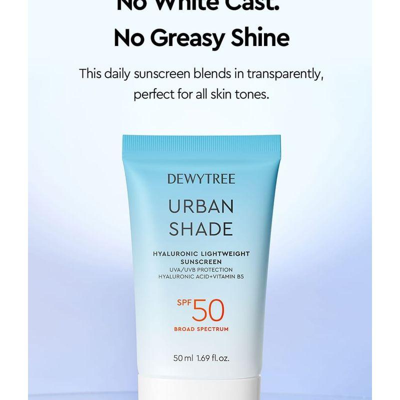 DEWYTREE - Urban Shade Hyaluronic Lightweight Sunscreen