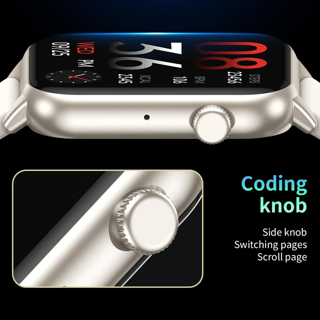 CY23 Bluetooth-compatible Call Smart Watch Heart Rate Sleep Health Monitoring Sports Watch