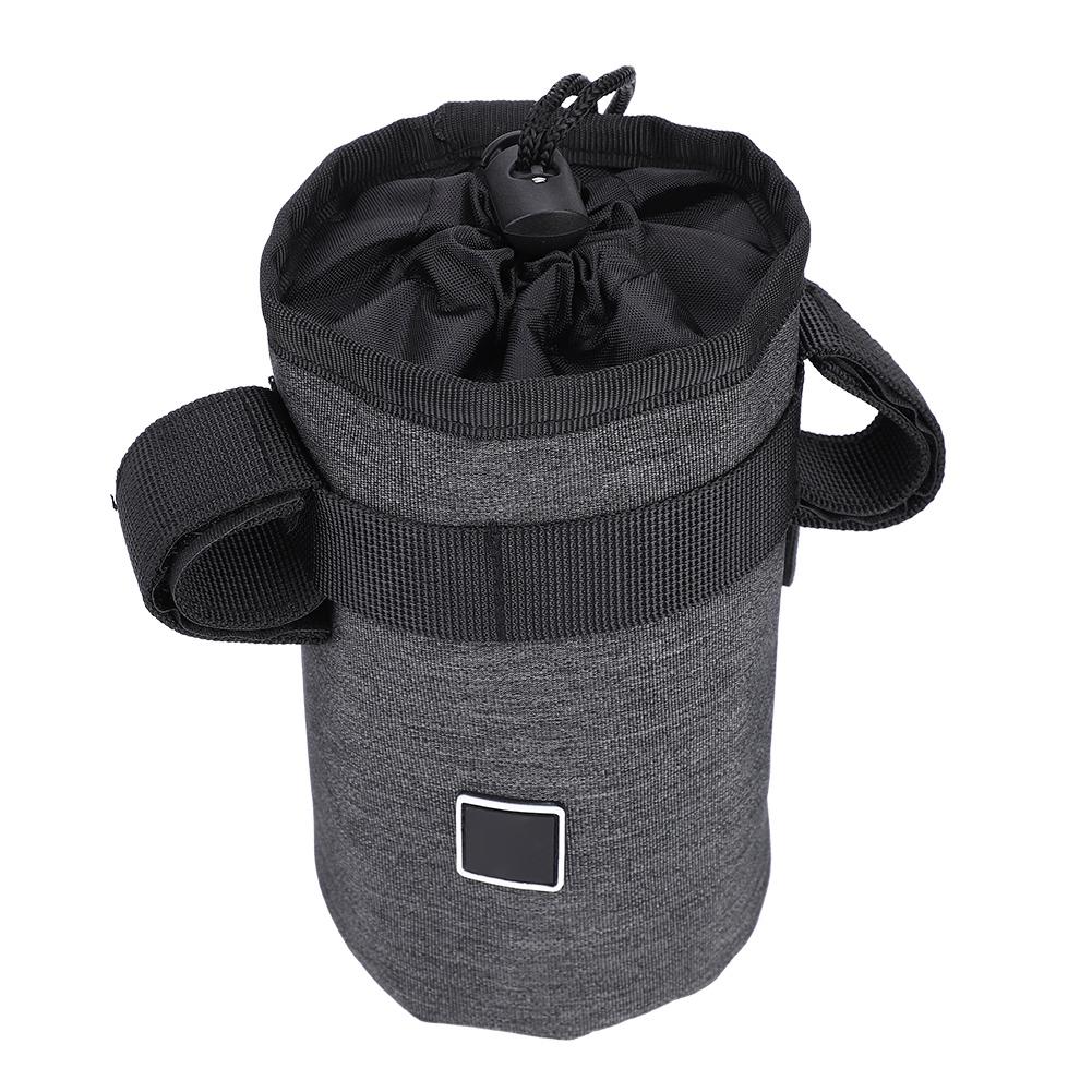 Bicycle Water Bottle Holder Bag Portable Cycle Bike Kettle Insulate Cage (Dark Grey)