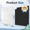 Replacement True HEPA Filter Set Compatible with Coway AP-1512HH, AP-1518 Mighty Air Purifiers ,Replaces Part 3304
