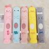 Cartoon Cat Shape Long Hot Water Bag With Soft Short Plush For Warmth And Gift Giving