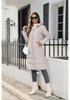 Women's Winter Hooded Slim-fit Mid-length Cotton Jacket