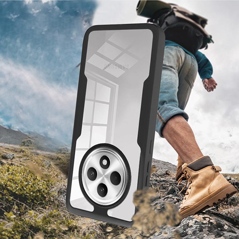 Phone Case for OPPO Reno 12F / Reno12 F 360 Full Protection Shockproof Anti-drop Bumper Cover