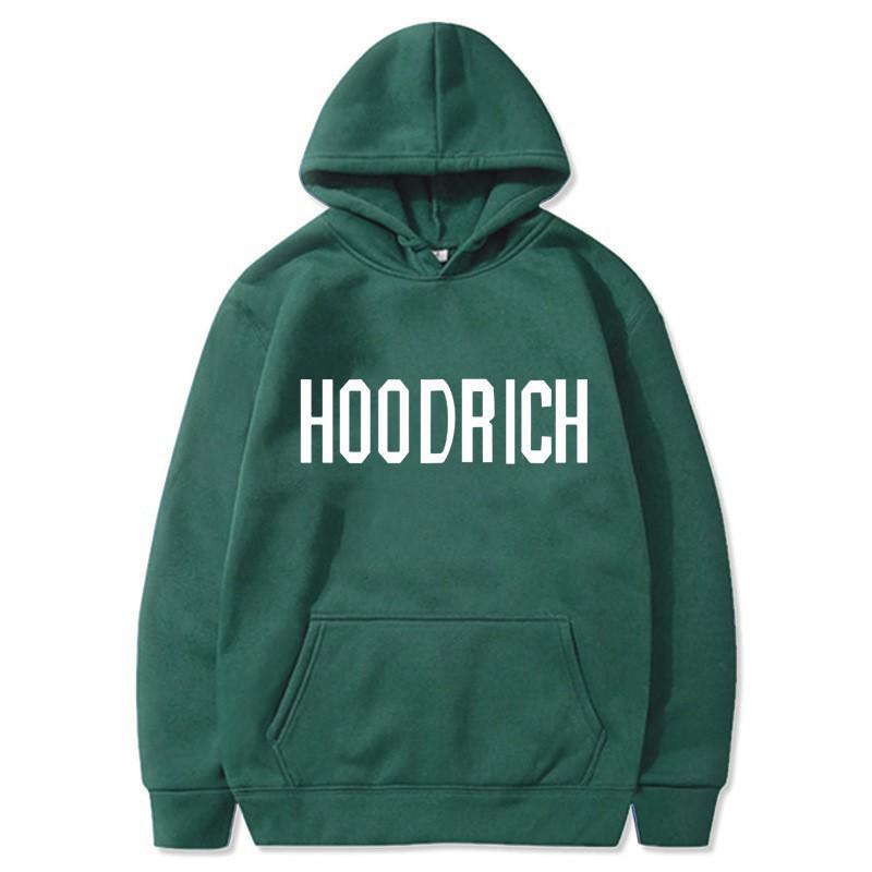 Hanorac Sport Casual Larg cu Imprimeu Litere Hoodrich