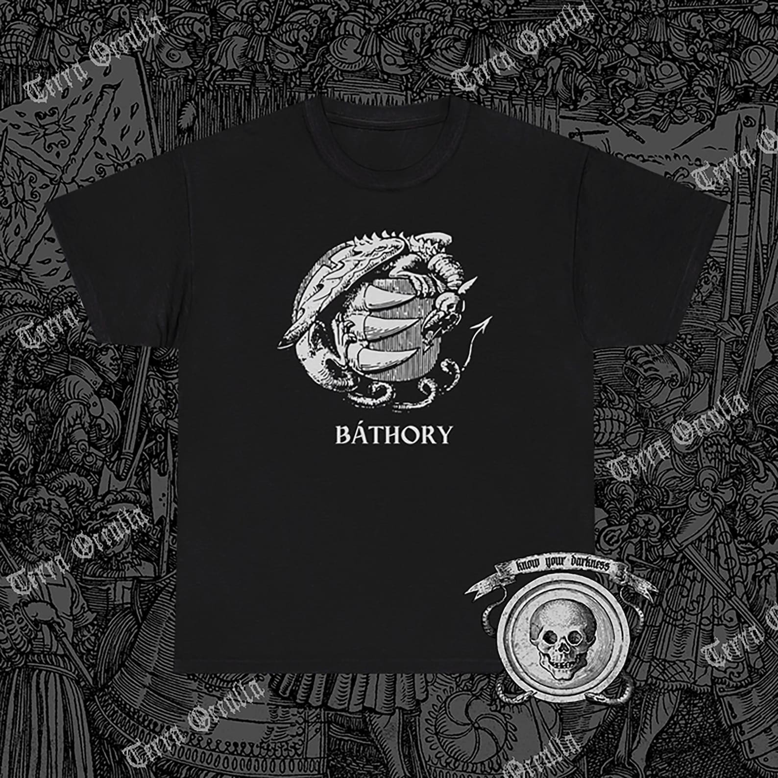 Bathory Shirt, Coat of Arms, Elizabeth Bathory, Blood Countess, Erzsébet Báthory XL