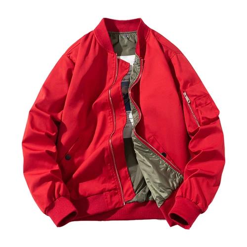 Autumn Winter Men's Jacket Solid Pilot Jacket Women Vintage Hooded Baseball Coat Casual Windbreak Parkas