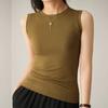 Sleeveless T-shirt for Women with Short-sleeved Summer New Style for Inner Top
