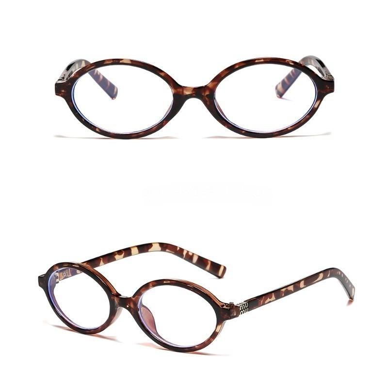 Retro Small Oval Frame Reading Glasses for Women Men Y2K Style Anti Blue Light Presbyopic Glasses with Grade +100 To +400