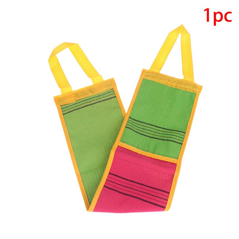 

1/2Pcs Unisex Back Washers Stripping Towel Powerful A Long Back Pulled Dust And Mud Remover For Rubbing Wash And Rub Dirt