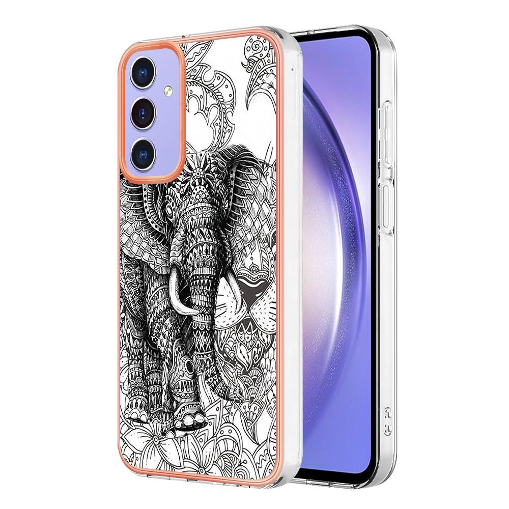 

For Samsung Galaxy A16 5G/Galaxy A16 4G Case IMD-D Pattern Printing 2.0mm TPU Phone Back Cover Totem Elephant