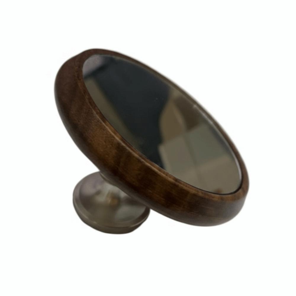 Magnetic Monitoring Coffee Reflective Mirror Reflective Mirror Wooden Base Espresso Mirror Flow Rate Observation