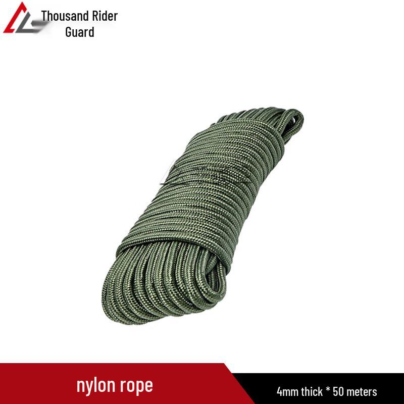 Qianqiwei Military Green Nylon Rope