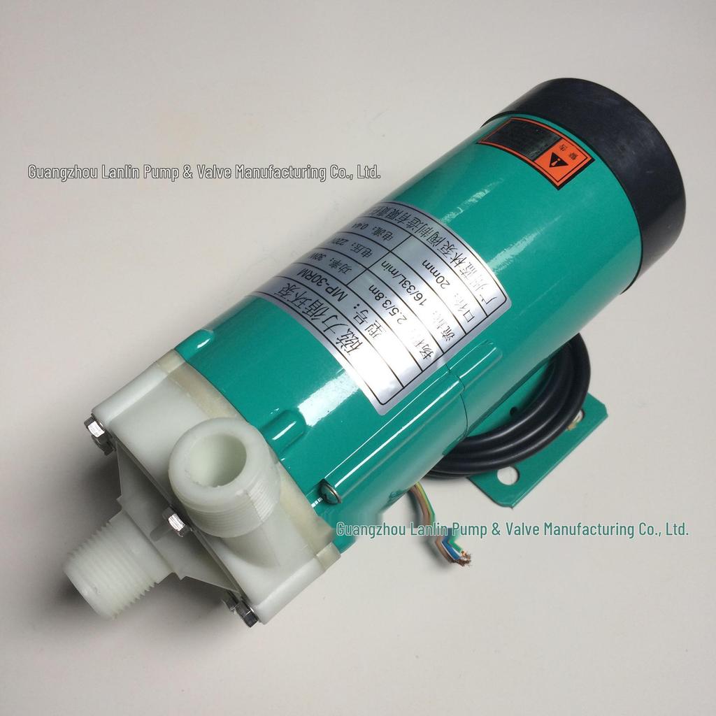 MP-30R Corrosion-Resistant Mini Magnetic Drive Pump: Compact, Portable, High-Temperature Circulation Pump.