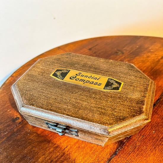 Victorian style sundial  and compass with pendulum