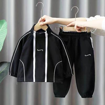 Children's Clothing Boys' Sweater Suit Spring  Casual Sportswear Two-piece Suit Sets