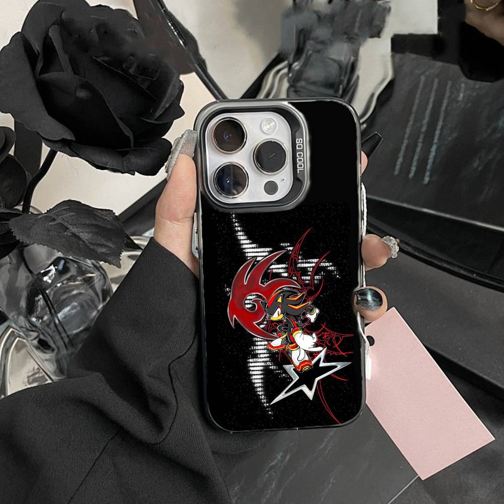 

H-Shadow the Hedgehog Phone Case For IPhone 16 17 15 14 12 13 Pro Max Black Color Shockproof Cover iPhone16se4