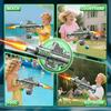 Non-Toxic New Electric Water Gun With Light Led Simulation Fire Sprays Flame Continuously High-Speed Powerful Shoot Outdoor Water Gun Toys