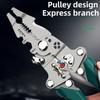Multifunctional foldable wire stripping pliers: special wire stripping pliers for electricians, trimmable wires,etc.,folded design, convenient storage