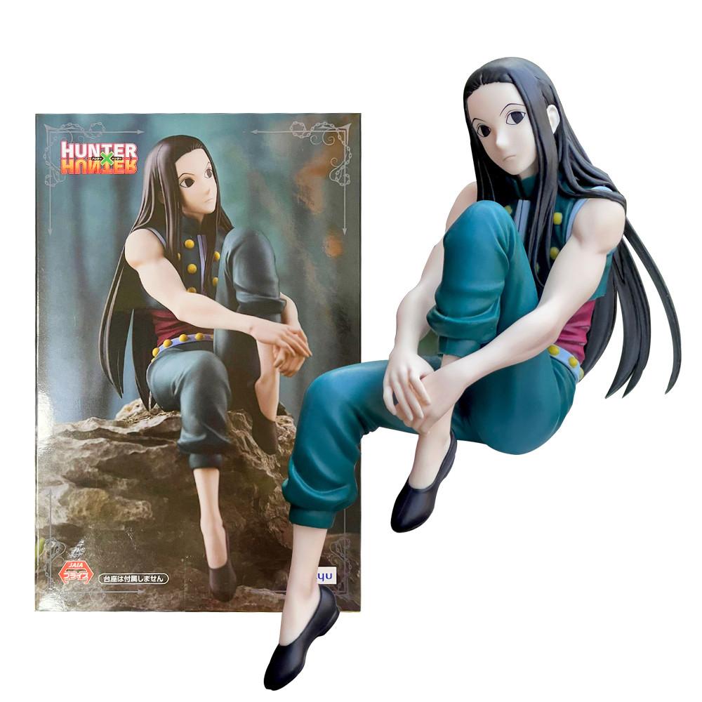 13.5CM Anime HUNTER×HUNTER Hisoka Noodle Press Sitting Model Toy Gift Collection Action Figure PVC Boxed
