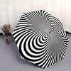 Automatic Open/Close Umbrella with Spiral Pattern - Compact Folding Umbrella, Windproof 8-rib Sturdy Frame, Portable Travel Um