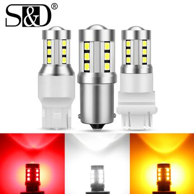 1PC BA15S 1156 P21W LED PY21W 3030LED 1157 BAY15D P21/5W Bulbs Turn Signal Light T20 T25 7443 W21W 7440 W21/5W 3156 P27W 3157 P27/7W Brake Lamp