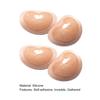 2 Pair Bra Pad Convenient Use High Stickiness Silicone Self-adhesive Invisible Wire Free Bra Patch for Daily