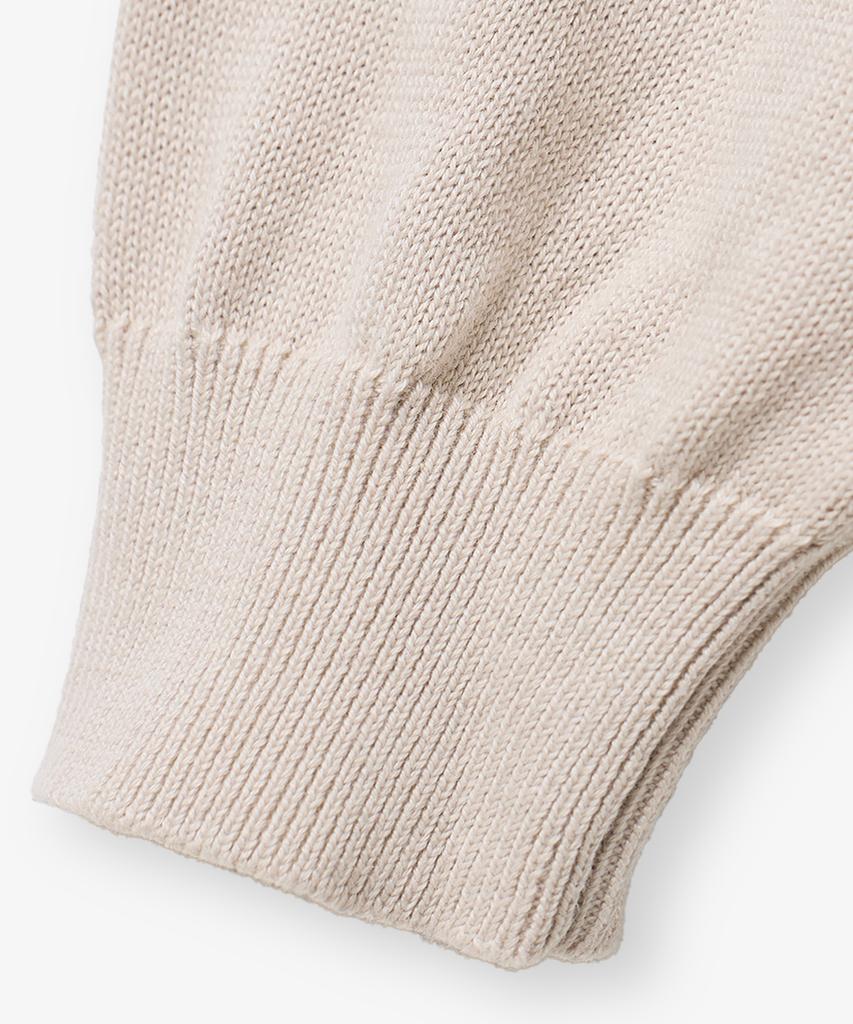 Yujen Essential Stripe Knit_Oatmeal & Green