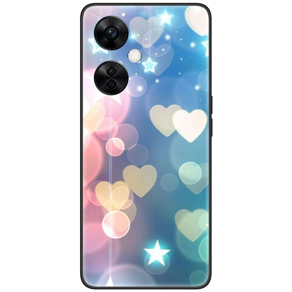 

для Oneplus N30 чехол черный милый мультяшный задняя крышка на oneplusN 30 мягкий tpu ударопрочный CPH2515 ультра тонкий бампер N30-Style 18