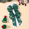 2pcs/set Christmas Bow Hair Clip For Baby Girls Simple Cheer Up Ponytail Hairpin Barrettes Headwear Hair Accessories