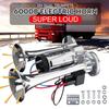 12V 1000DB Horn Hooter For Auto Sound Signal Horn Super Loud Dual Trumpet Air Horn Car Compressor For Car Truck Boat Train