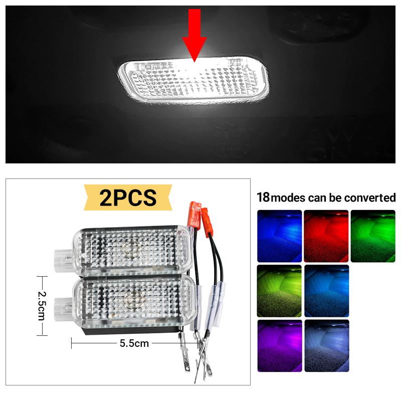 

For SEAT Ateca Leon 5F MK3 Alhambra 7N Ibiza ST Toledo KG MK4 2013-2017 2018 2019 2020 Car Footwell Atmosphere Lamp Accessories