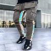 Mens Casual Jogger Cargo Pants Man Fashion Harem Pant Loose Trouser Streetwear Male Trend Pantalon Homme Reflective