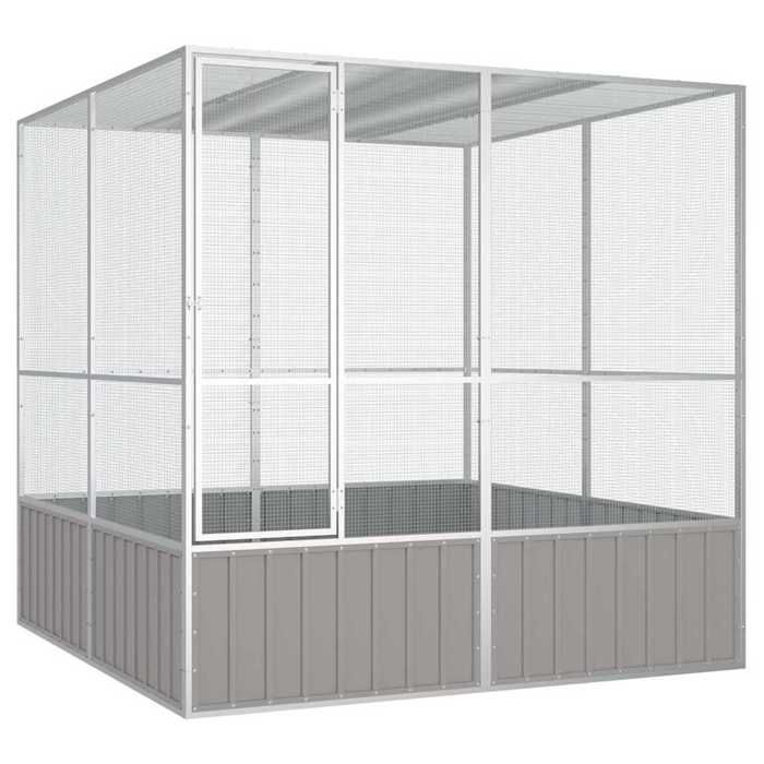 Bird Cage - Unspecified - 213.5x217.5x211.5 Cm - Galvanized Steel - Outdoor - Large Size