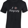 I Love Photography Camera T Shirt Casual Funny Photographer Fashion Top For Unisex Dad Husband Vintage