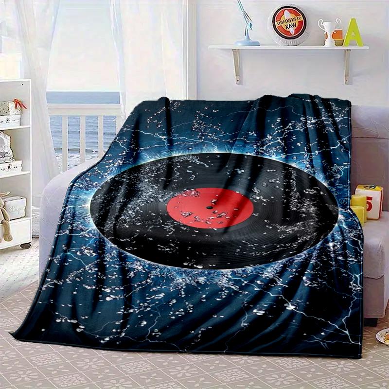 Water Splash Vinyl Art Blanket Flannel Blanket Throw Blanket Sofa Cover Blanket Soft Premium Blanket Picnic Blanket Tv Blanket Gifts