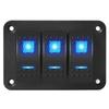 Customizable Layout Car Switch Panel Low-Light Conditions Built-In LED Lights Easy Installation Flexible Arrangement